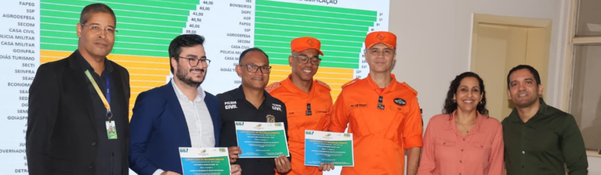 PCGO participa de apresentação de resultados e recebe reconhecimento em gestão por processos