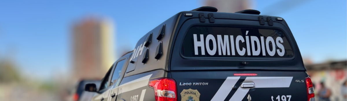 PCGO prende em flagrante autor de feminicídio qualificado praticado na presença da filha da vítima