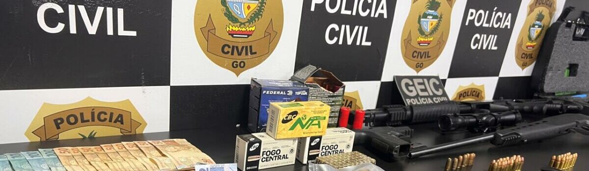 PCGO e PCMT deflagram operação integrada contra tráfico interestadual de drogas em Luziânia e Cidade Ocidental