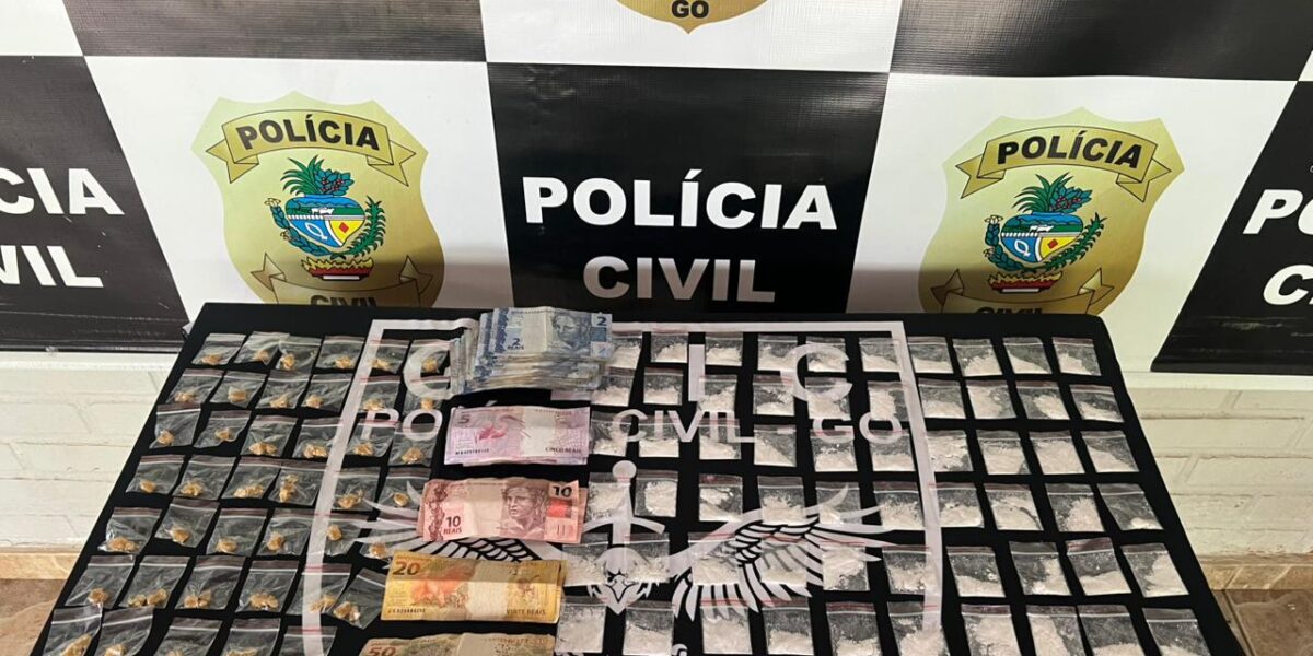 Polícia Civil deflagra operação e prende homem por tráfico de drogas em Aparecida de Goiânia
