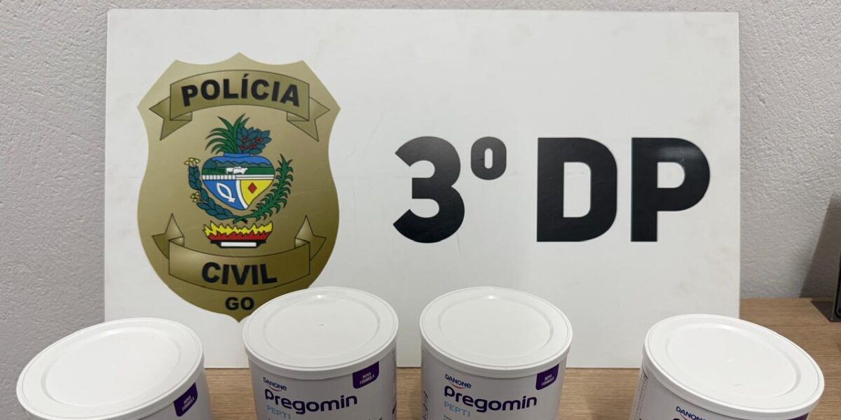 PCGO apreende suplementos infantis distribuídos pela rede pública comercializados de forma irregular em Aparecida de Goiânia