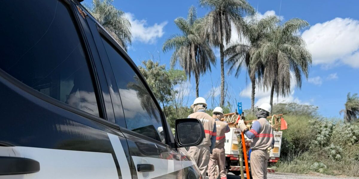 Operação conjunta identifica ligação clandestina de energia em empresa de extração de minerais em Formosa
