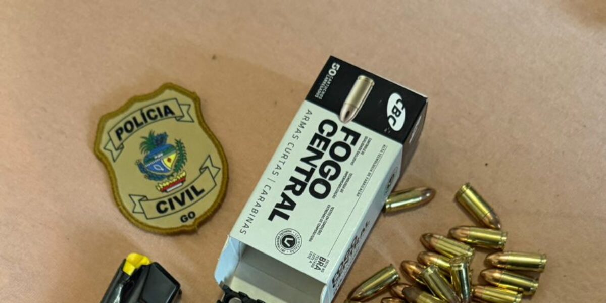 Polícia Civil apreende quase 200 munições, em Novo Gama, em investigação de violência doméstica