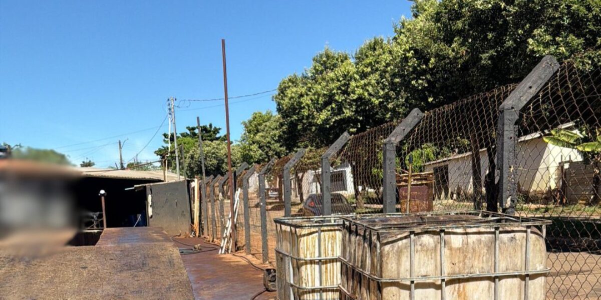 Polícia Civil prende empresário por vazamento de óleo de lava rápido nas proximidades de córrego em Inhumas