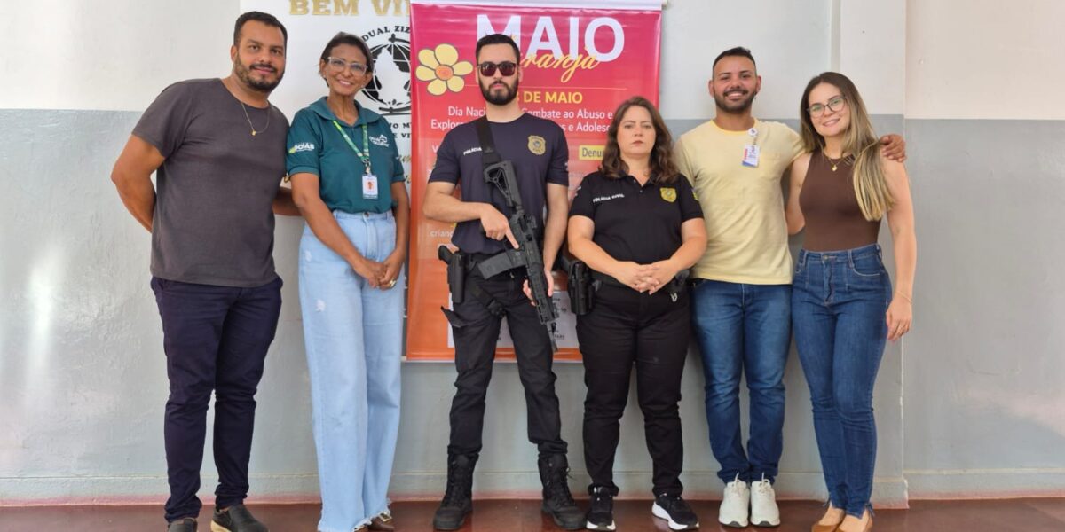 PCGO promove ação educativa sobre combate ao abuso e à exploração sexual de crianças e adolescentes em escola de Nova Crixás