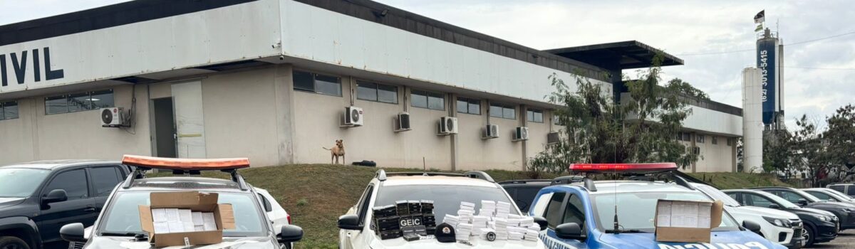 PCGO e PMGO prendem suspeito de transportar produtos usados em procedimentos estéticos sem autorização sanitária
