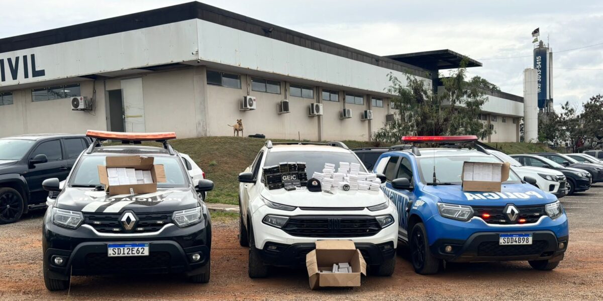 PCGO e PMGO prendem suspeito de transportar produtos usados em procedimentos estéticos sem autorização sanitária