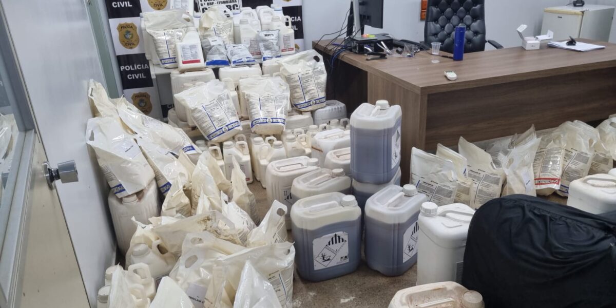 PCGO desarticula esquema clandestino de agrotóxicos e apreende grande carga em Itumbiara