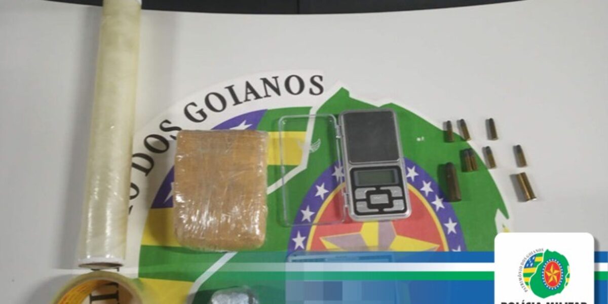 Durante abordagem 7º BPM prende traficante de drogas em flagrante, na Região Sudoeste de Goiânia