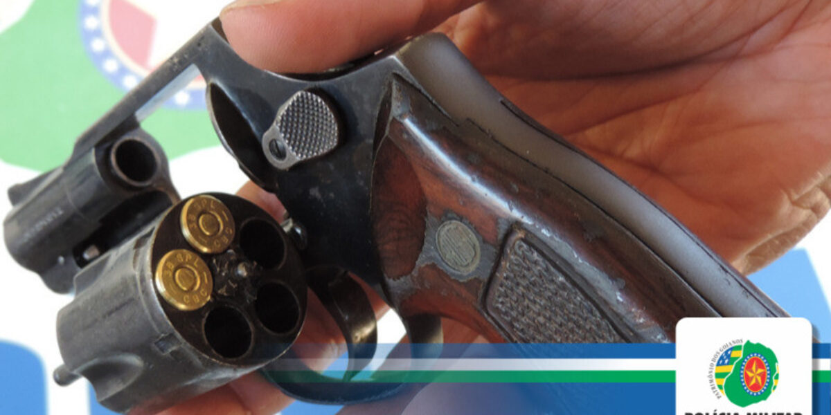 Criminoso é preso com revólver calibre 38 após roubos em Goiânia