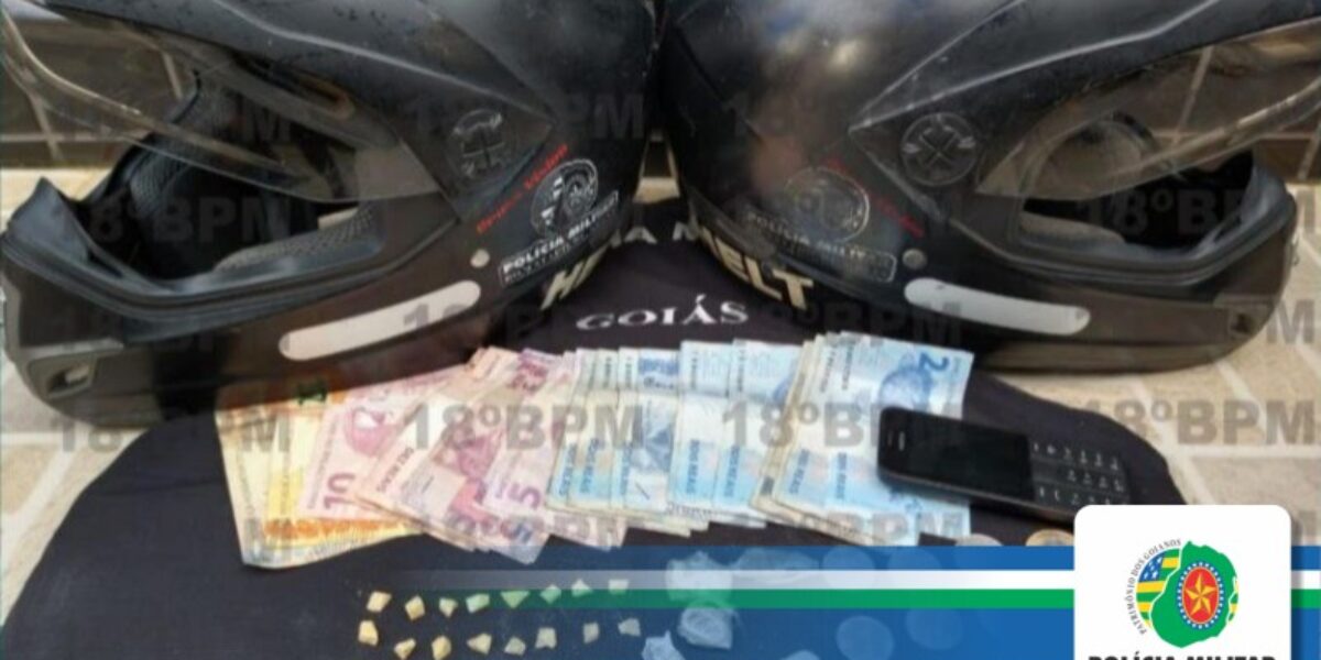 EM CATALÃO, HOMEM É PRESO COM DROGAS E DINHEIRO DO TRÁFICO