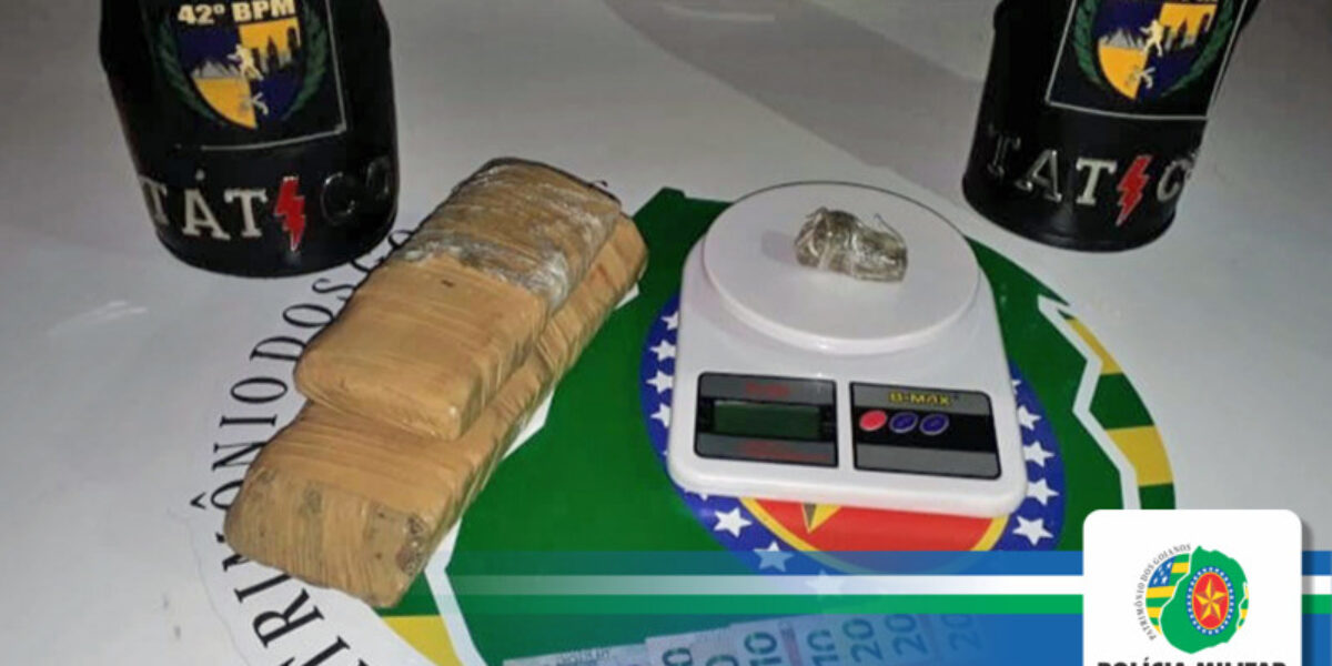 Traficante é preso com drogas no Setor Mont Serrat em Aparecida de Goiânia