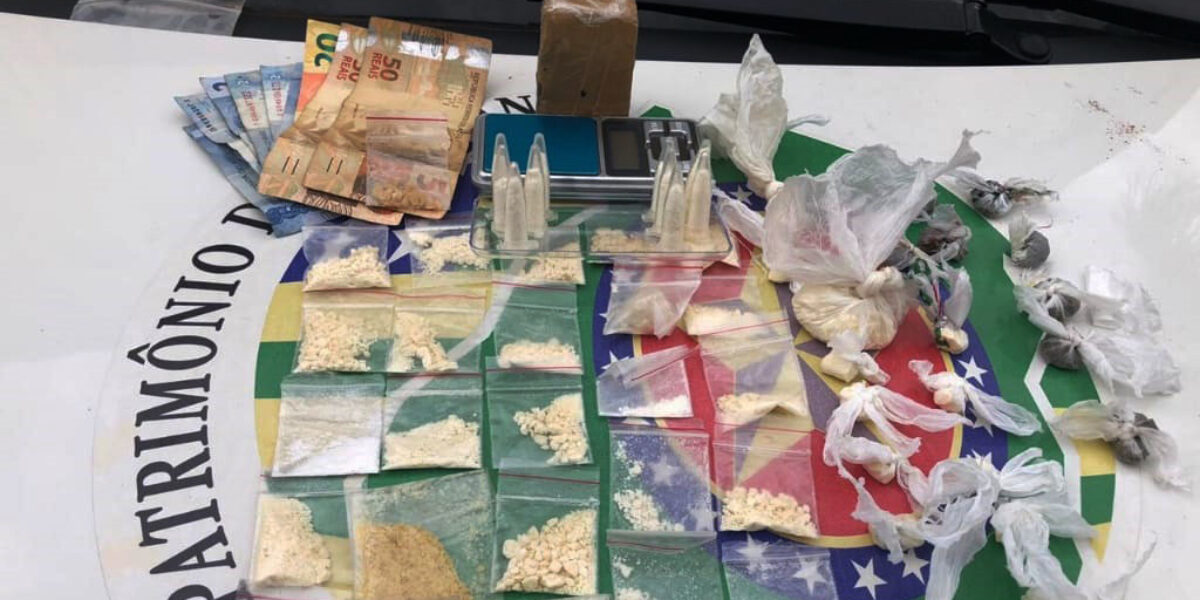 13º BPM prende traficante de drogas em flagrante, em Trindade – GO