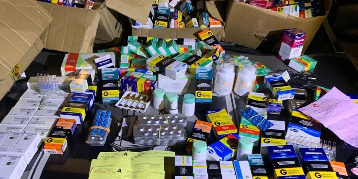 CHOQUE apreende grande quantidade de medicamentos de origem duvidosa