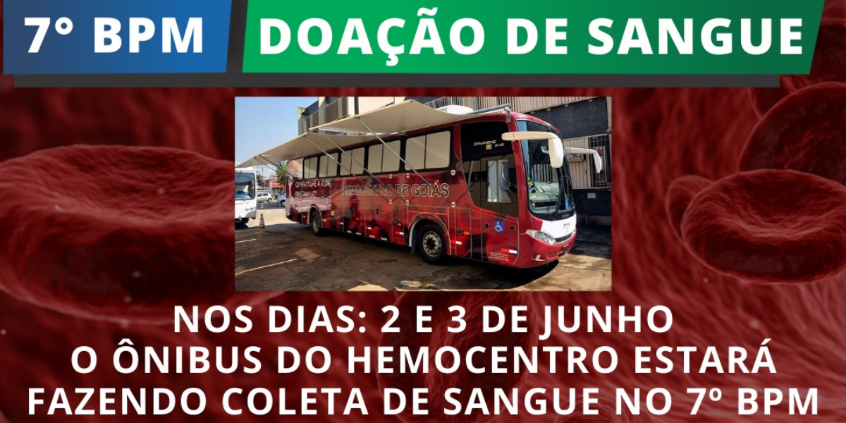 CAMPANHA DE DOAÇÃO DE SANGUE
