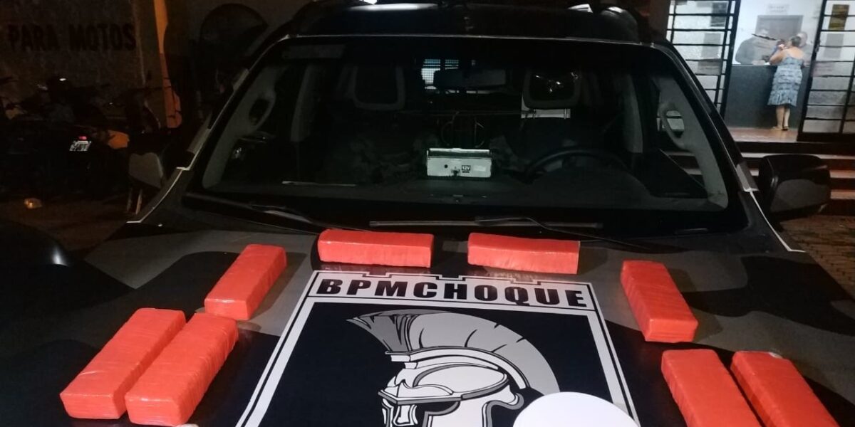 CHOQUE prende traficante em Aparecida de Goiânia