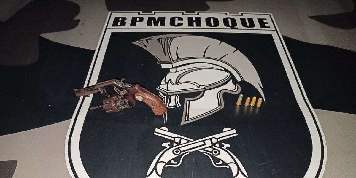 CME/BPMCHOQUE  no combate ao porte ilegal de arma de fogo.
