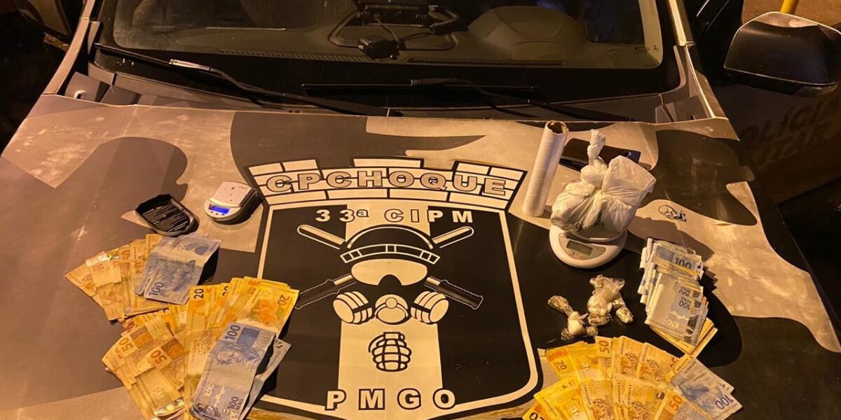 CME/CPCHOQUE prende homem suspeito de tráfico de drogas em Luziânia