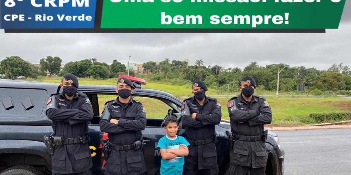 CPE faz uma surpresa para um pequeno fã da PMGO