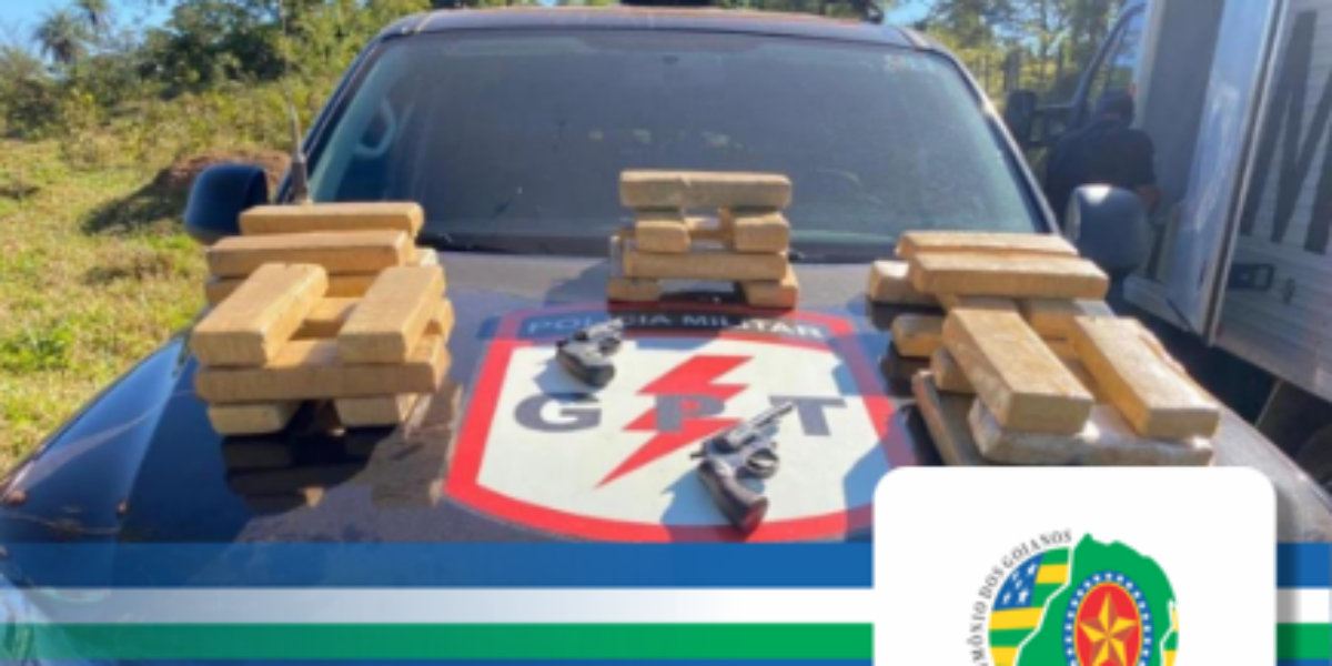 Entorpecentes e armas apreendidos em Catalão.