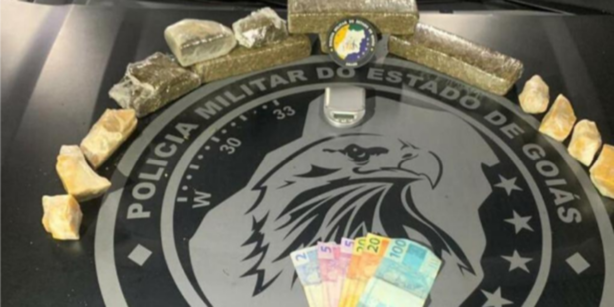 GRAer prende traficante com maconha e crack em Trindade