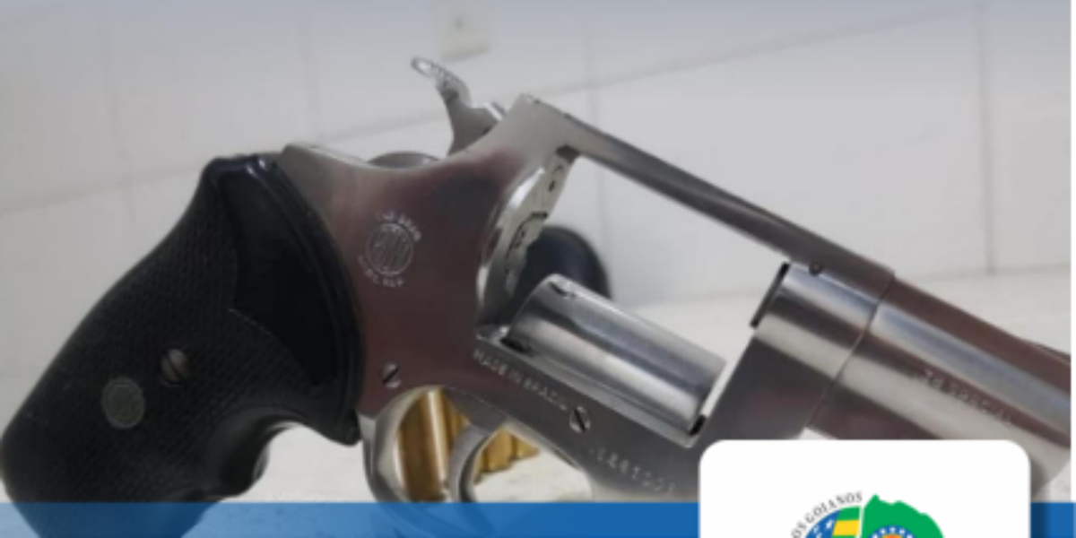 Homem embriagado é preso com arma de fogo na cidade de Catalão.