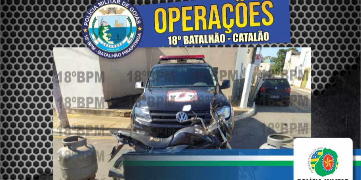 Menor é apreendido com motocicleta e vários itens furtados