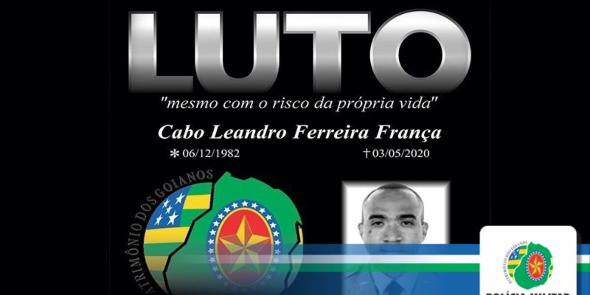 Nota de Falecimento do Cabo Leandro Ferreira França