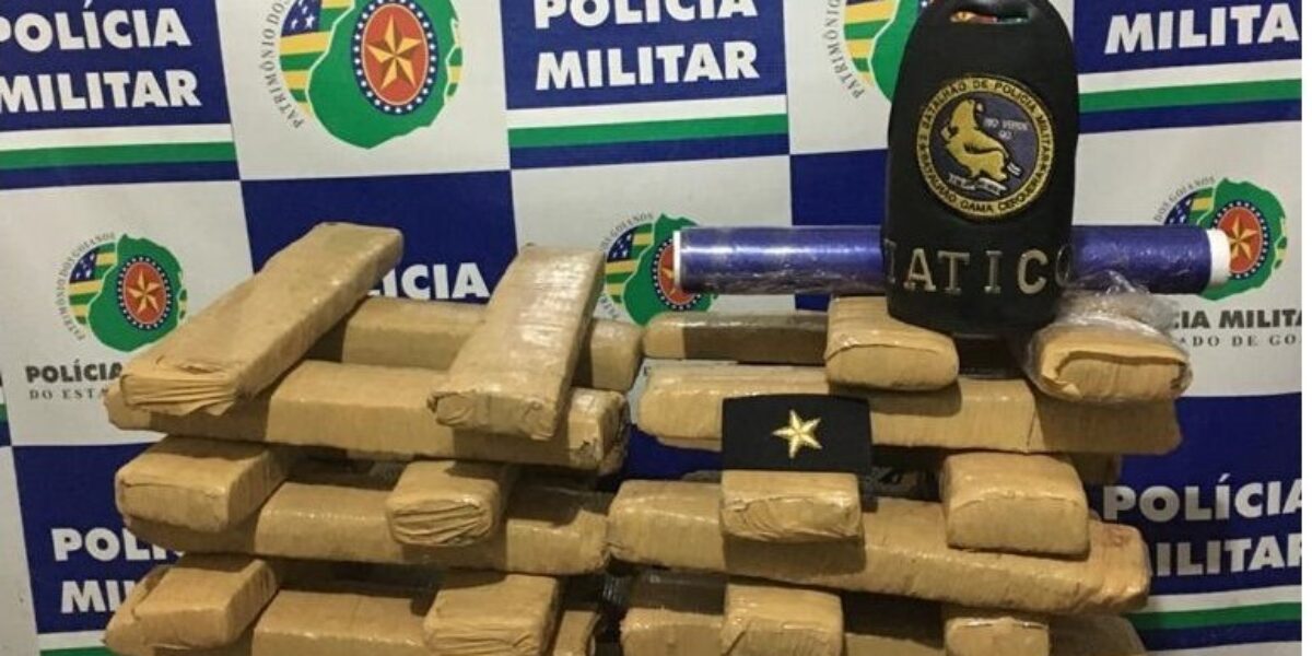 Polícia Militar de Rio Verde Apreende Aproximadamente 40 Kg de Droga
