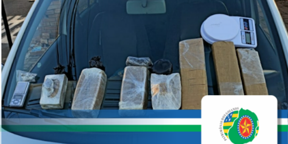 Polícia Militar prende traficante em Anápolis.