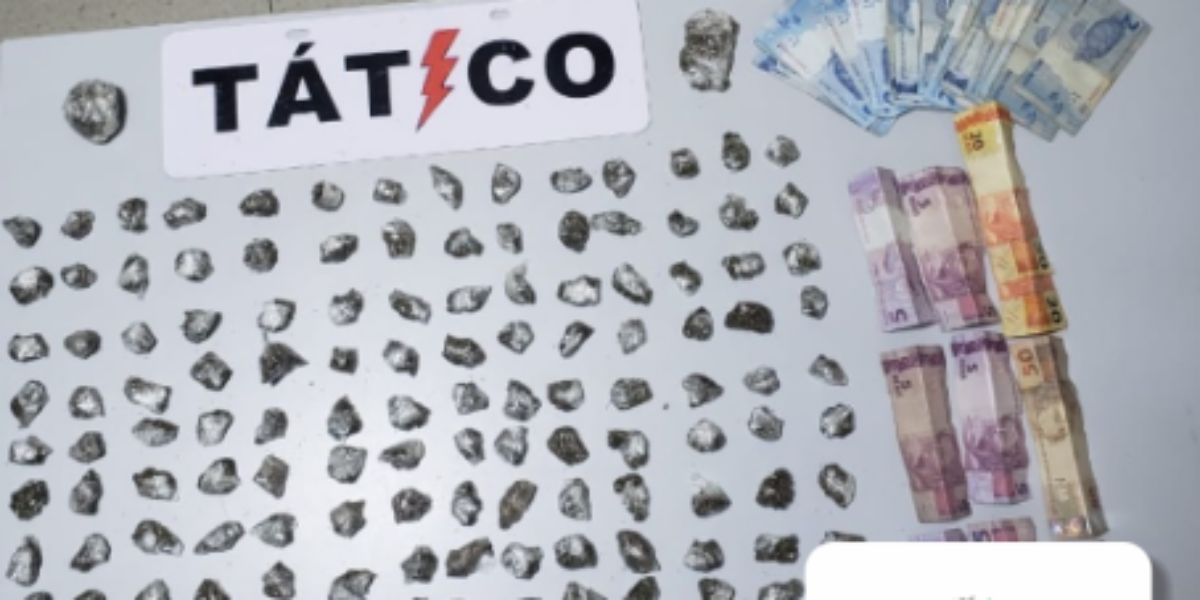 Traficante é preso na Cidade de Ouvidor.