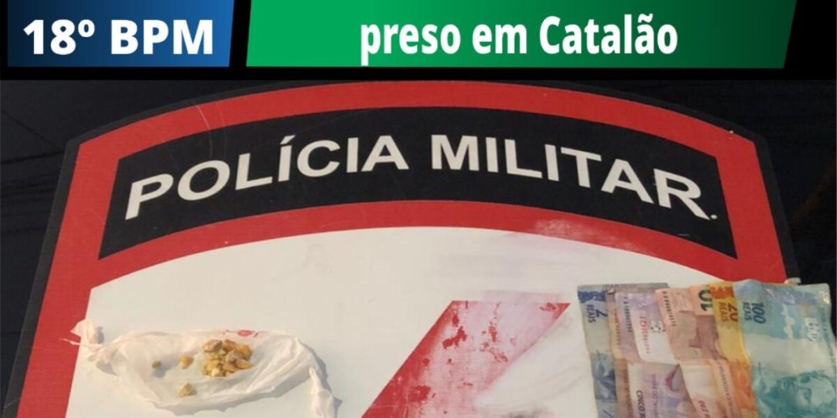 18º BPM apreende pedras de crack na região sul de Goiás