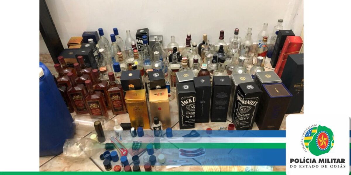 3° CRPM: Indivíduos são presos por falsificação e comercialização de bebidas