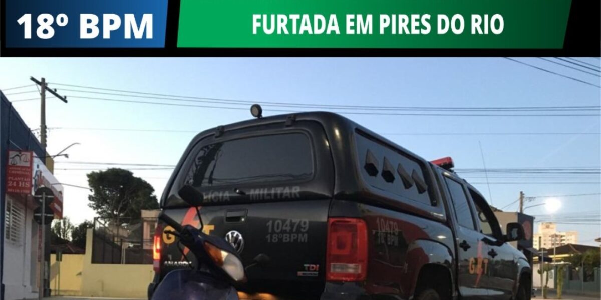 Moto furtada há 11 anos é recuperada