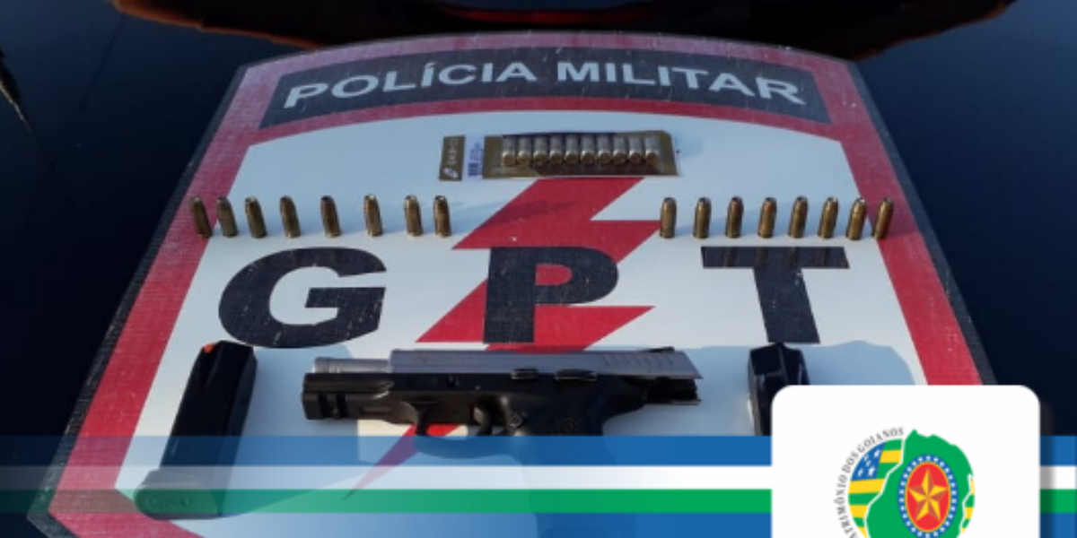 Arma é recuperada na cidade a Aragarças.