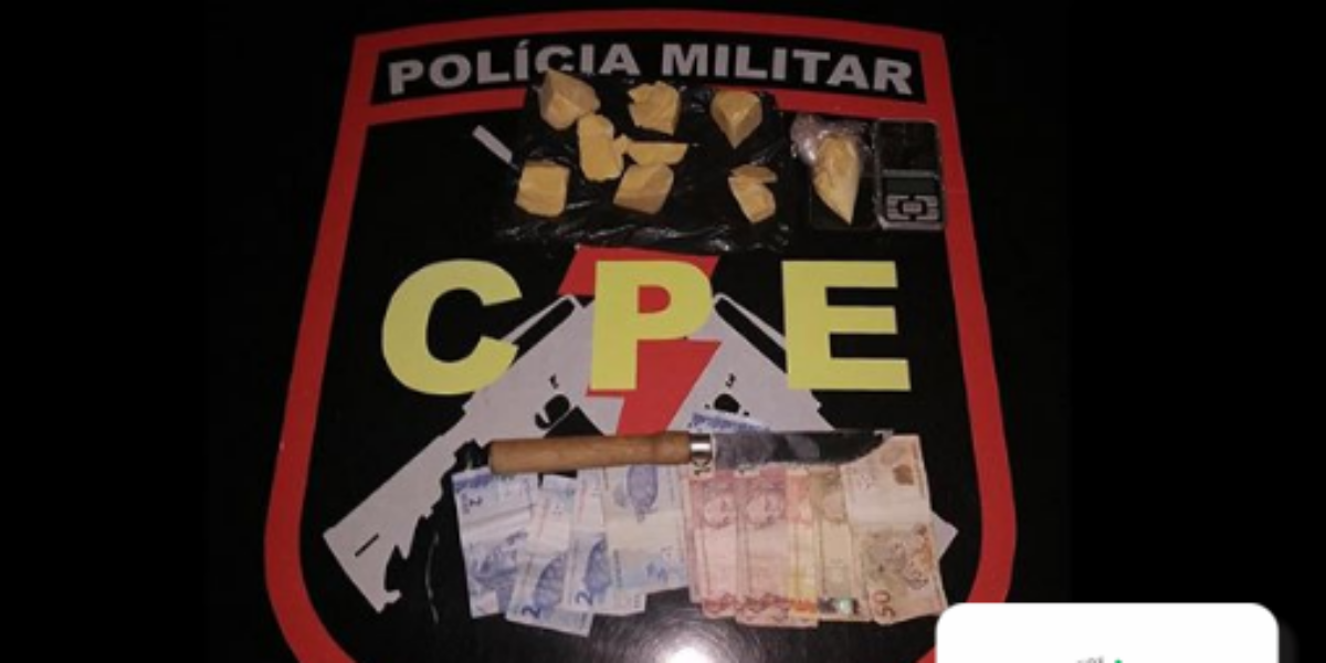 Menor é apreendido na Cidade de Goiás traficando drogas.