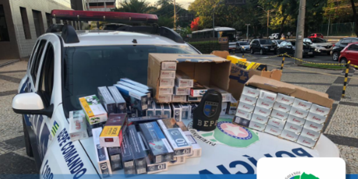 Polícia Militar no combate ao contrabando.