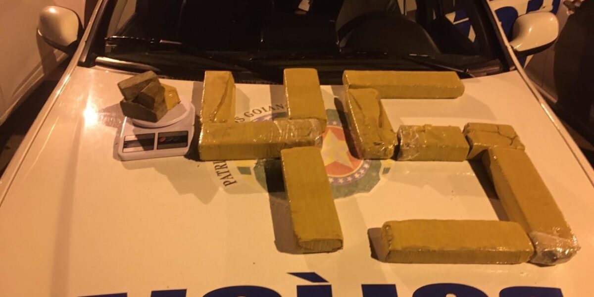 Abordagem certeira: PMGO apreende drogas na Capital