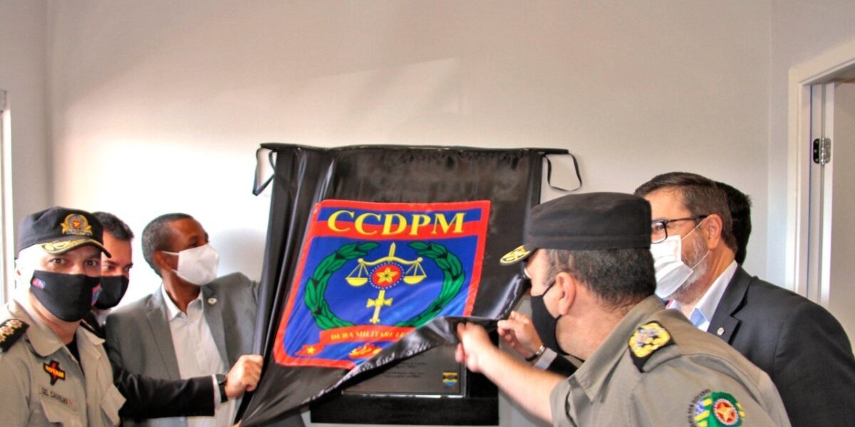 PMGO inaugura a reforma do Comando de Correição e Disciplina