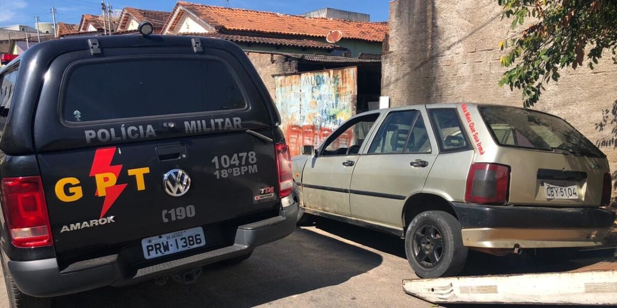 Carro com registro de furto é encontrado em Catalão-GO