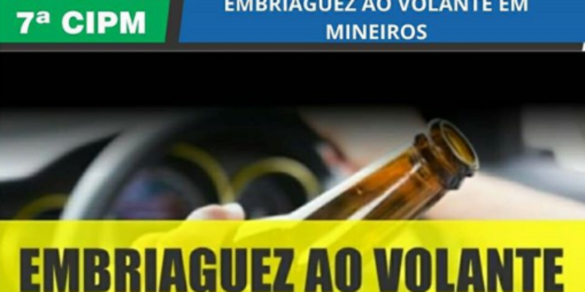 Embriaguez ao volante.