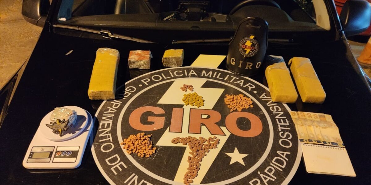 Prejuízo ao tráfico: GIRO apreende aproximadamente 10 mil reais em drogas
