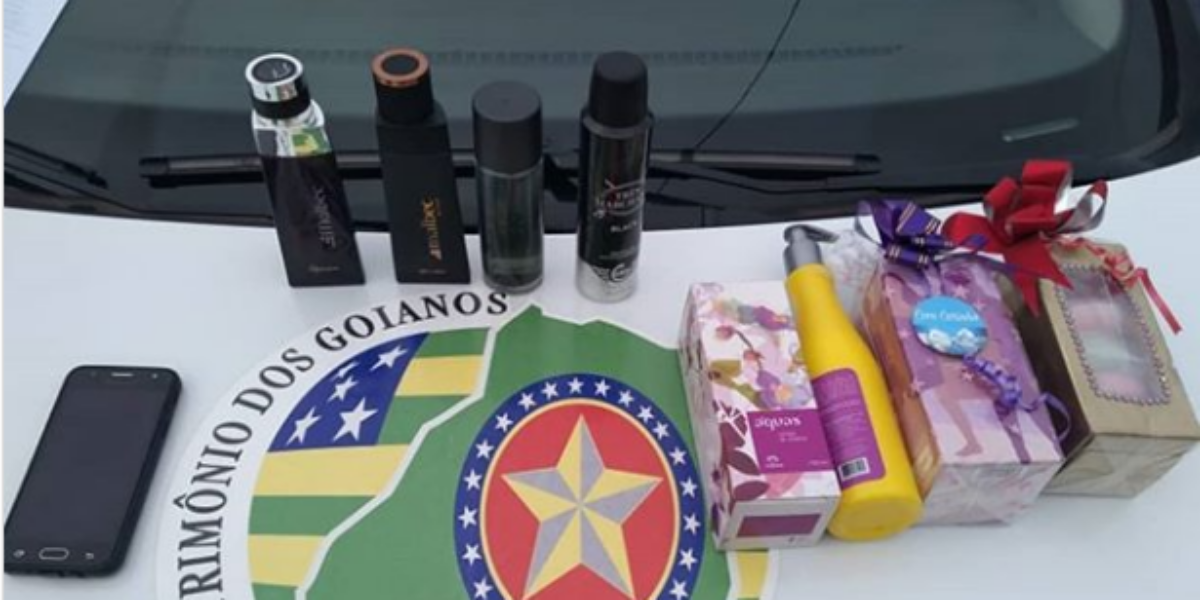 Homem é preso em flagrante furtando residência na cidade de Pires do Rio.