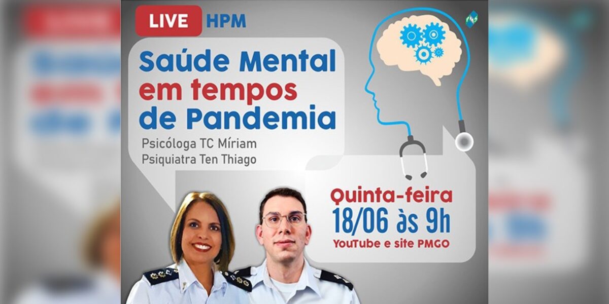 Live “Saúde Mental em Tempos de Pandemia”