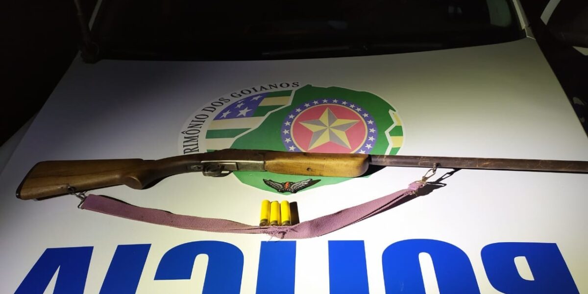 Patrulha Rural apreende arma de fogo em Paraúna-GO