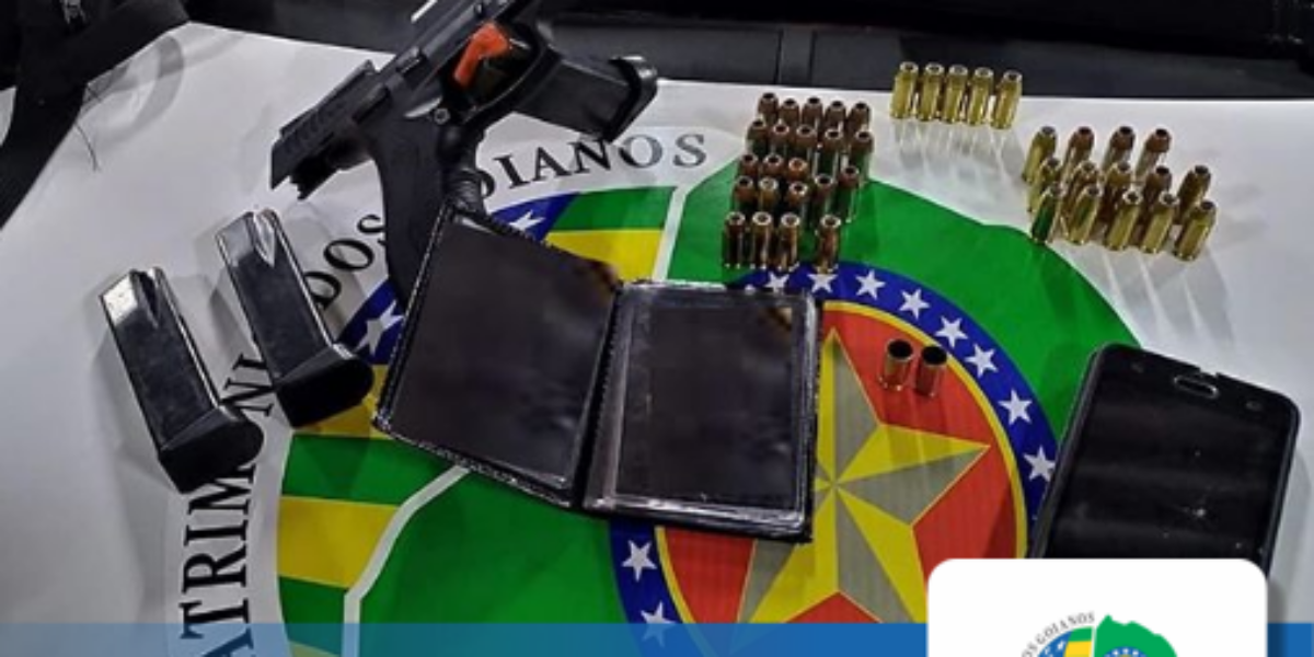 PM prende autor de disparos dentro de condomínio em Goiânia.