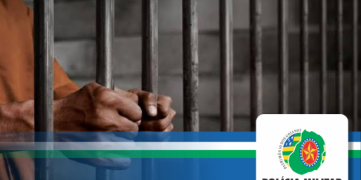 PM prende autor de homicídio em flagrante na cidade de Senador Canedo.