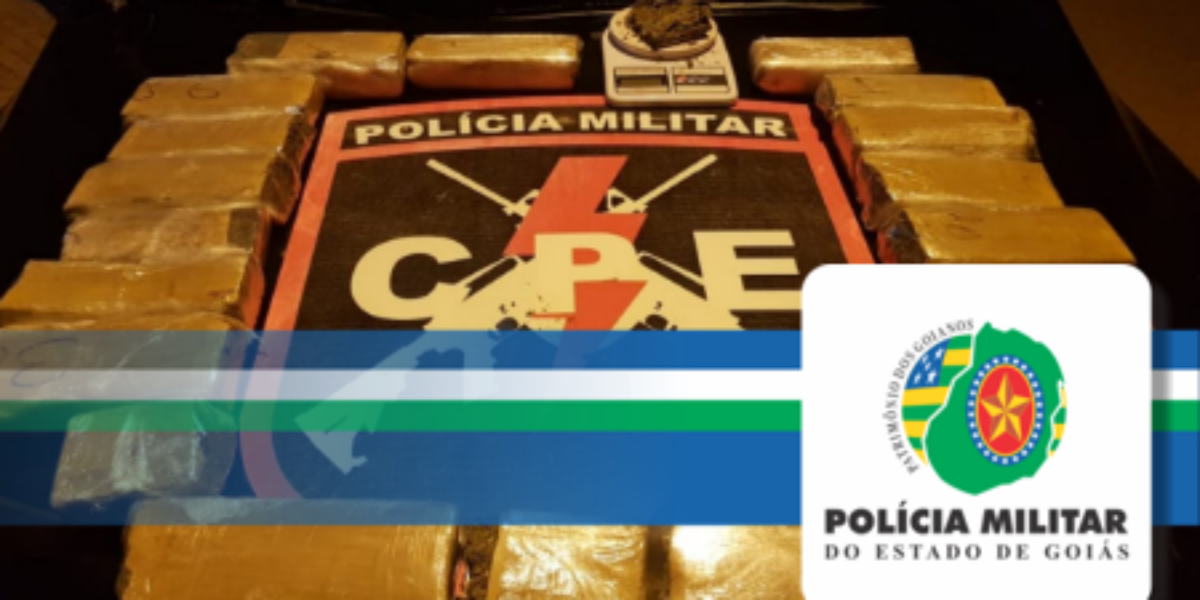 Policia Militar apreende drogas na cidade de Jataí.