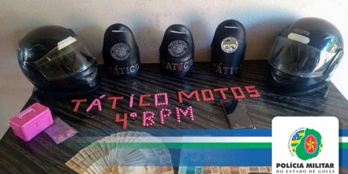 Polícia Militar em Anápolis prende traficante com 260 pílulas de êxtase.