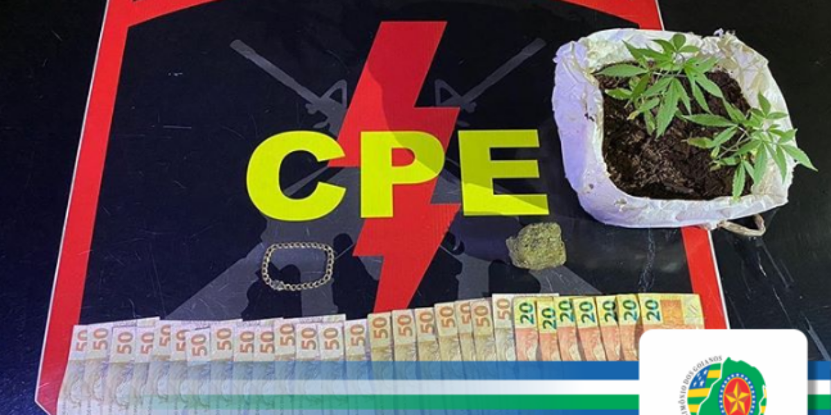 Polícia Militar prende casal de criminosos por receptação e tráfico de drogas em Rio Verde.